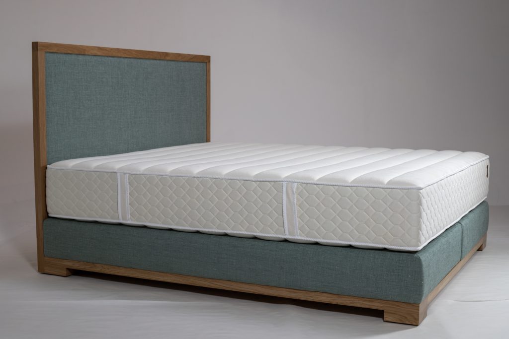 Lit louise Chêne et tissu Angkor