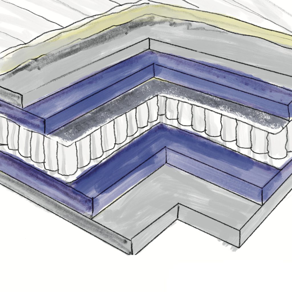 Matelas Ressorts Ensachés Faustine 1 illustration ressort ensachés faustine