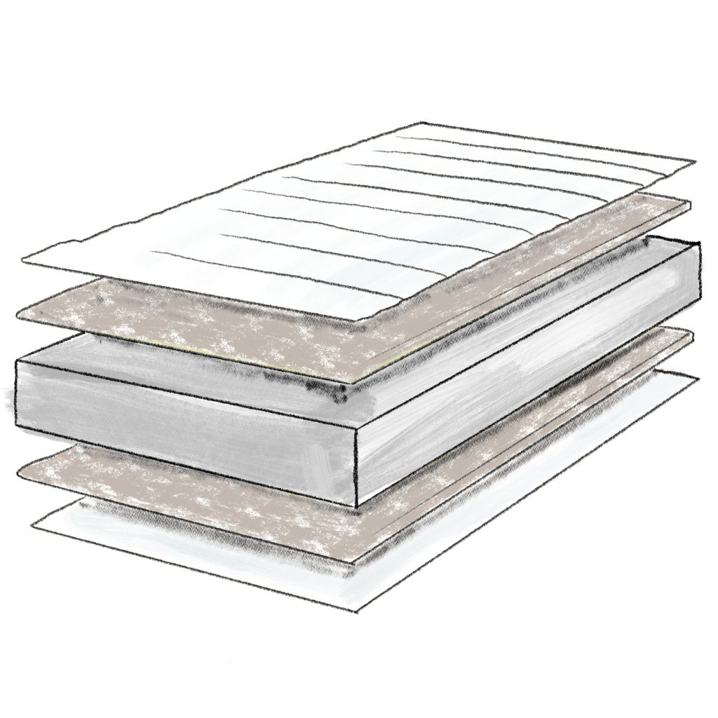 Matelas Bébé Toudou (Mousse HR) 3 Illustration matelas bébé Mousse HR