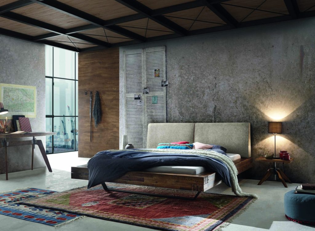 Cadre de lit Hasena - Factory Line - Pieds Slid et tête de lit Opera