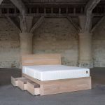 Lit tiroirs KANTE en Chêne massif