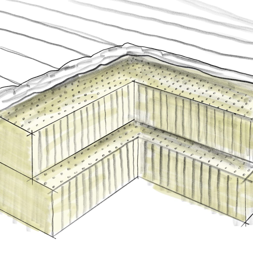 Matelas Latex Naturel Délia 1 Illustration Gamme Celeste 22 CM