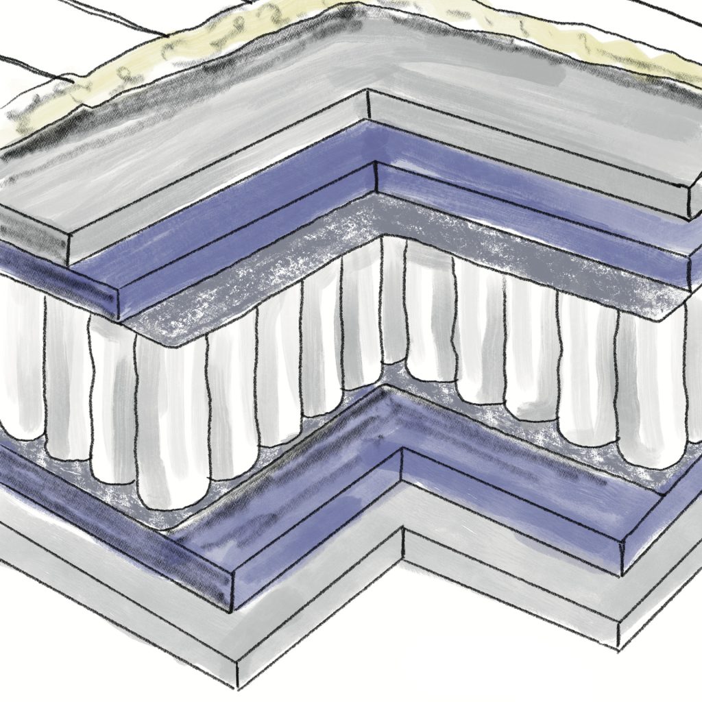 Matelas Ressorts Ensachés Fabienne 1 illustration ressorts ensachés fabienne