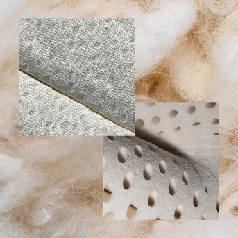 Matières dans la composition d'un matelas en latex naturel