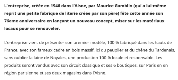 Article de presse magazine Entreprendre Page 1