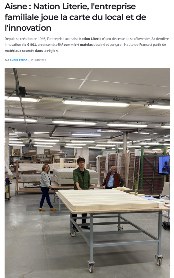 Article de presse dans le magazine la gazette picarde page 1