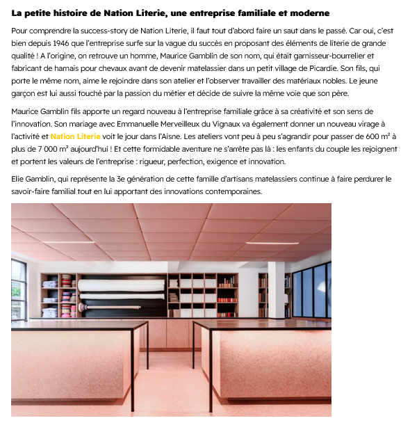 Article de presse magazine Grazia Page 2