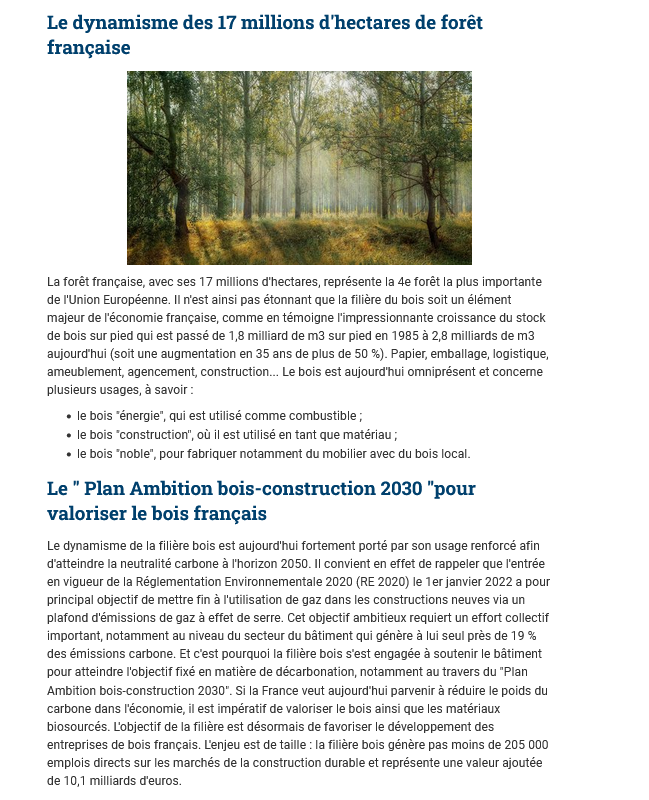 Article de presse magazine la tribune Page 2