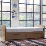 Lit Banquette Sur Mesure (Chêne / Frêne / Châtaignier Massif) 5 Lit enfant à tiroirs en Chêne massif Nation Literie