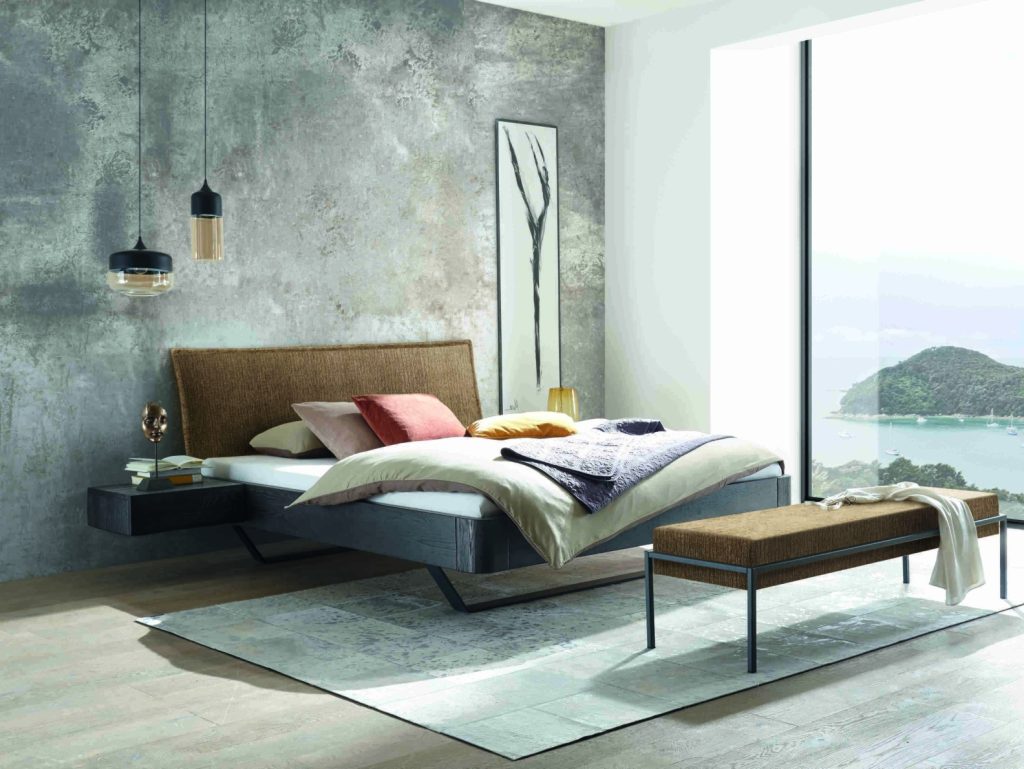 HASENA Oak Line (Pieds Slitto + Tête Cussina) 2 Cadre de lit Hasena Oak Line - Pieds Slitto et tête de lit Cussina