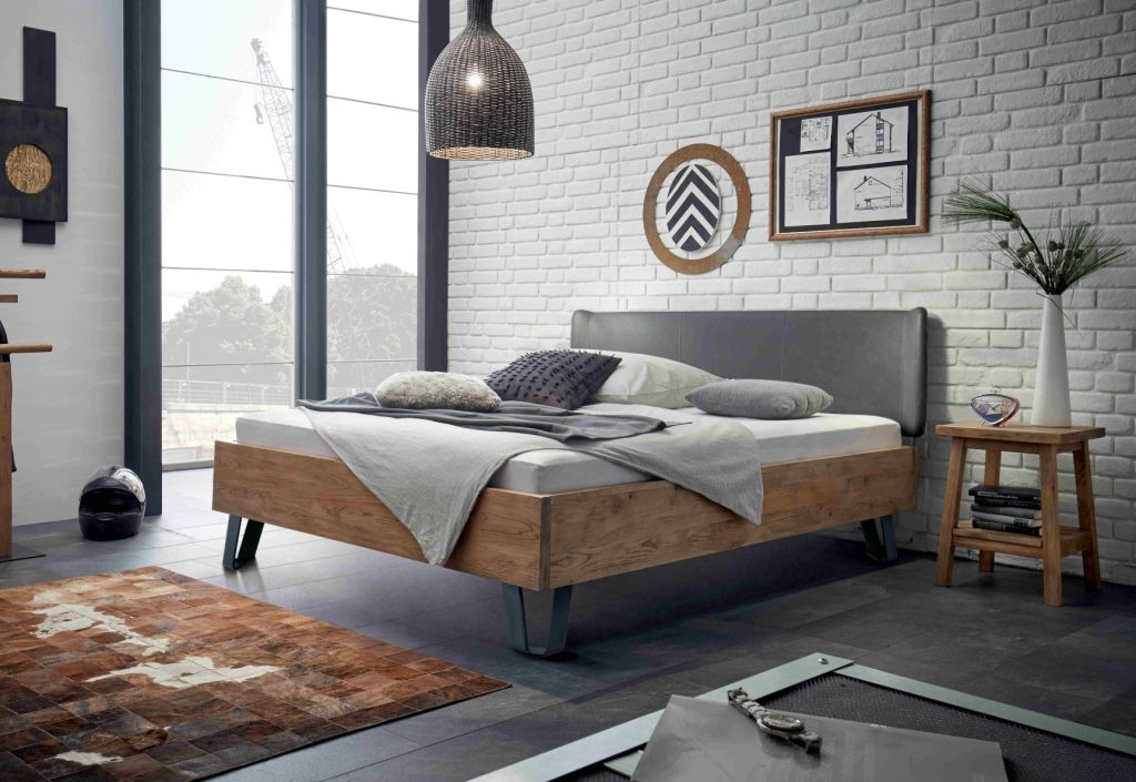 HASENA Oak Vintage (Pieds Jeno + Tête Obag) 2 Cadre de lit Hasena Oak Vintage - Pieds Jeno et tête de lit Obag