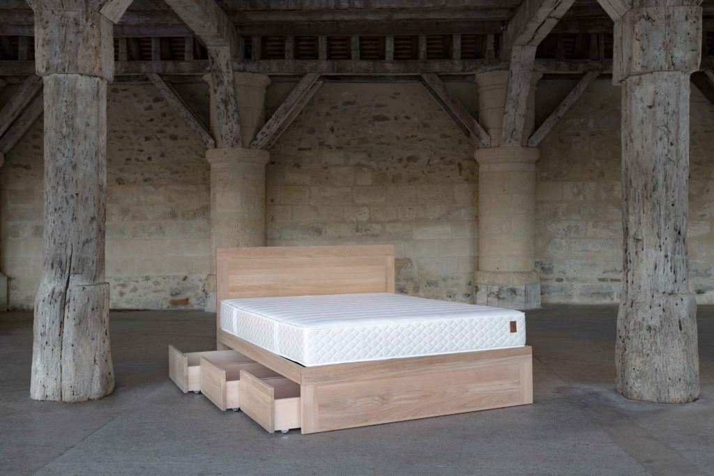 4 4 Lit Tiroir KANTE (Chêne / Frêne Massif)