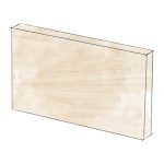 DROITE Lit sur Chant Sur Mesure (Hêtre Massif)