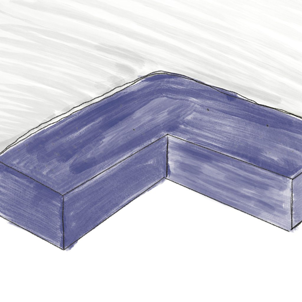 Surmatelas Mémoire de Forme Robert 1 Illustration du surmatelas mémoire de forme Robert