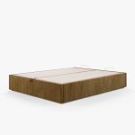 Lit Coffre Tissu CARO (Velours Chenille) 7 Lit coffre CARO Velours Chenille - Fermé