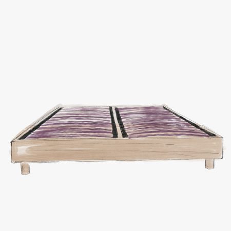 Dessins Sommiers lattes Hêtre Massif de Nation Literie