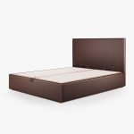 Lit Coffre Tissu CARY (Simili Cuir) 7 Lit coffre CARY Simili Cuir - Fermé