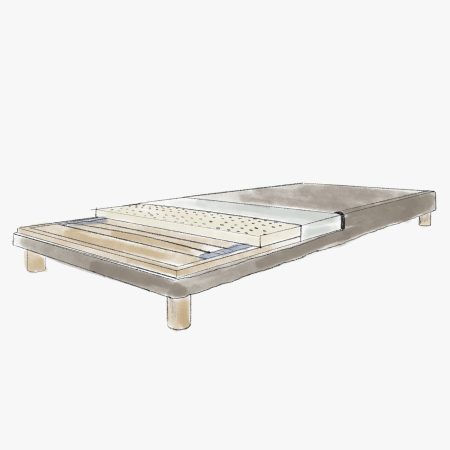 Sommier Tapissier 604 - Velours Côtelé, Suédine et Simili Cuir