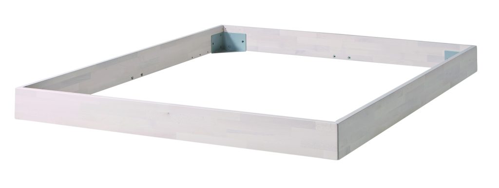 HASENA Wood Line (Pieds Masi + Tête Boga) 8 Cadre Hasena Classic 16 Hêtre teinté blanc lasuré laqué