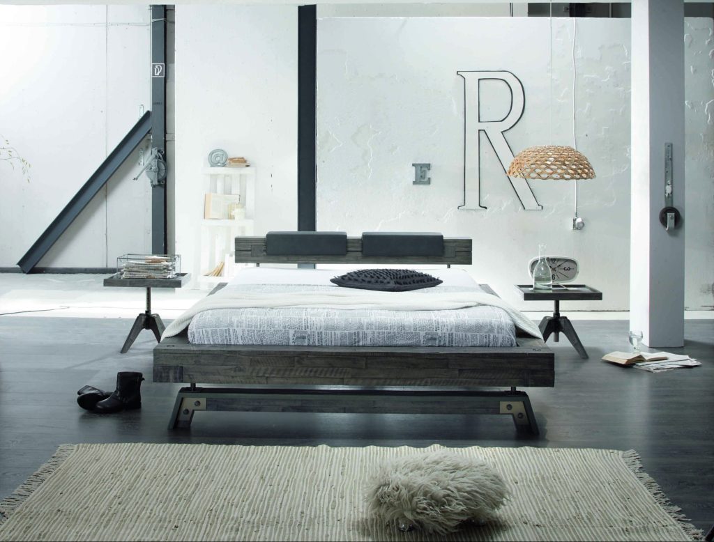 HASENA Factory Line (Pieds Stabil + Tête Inca) 3 Cadre de lit Hasena Factory Line - Pieds Stabil et Tête de lit Inca