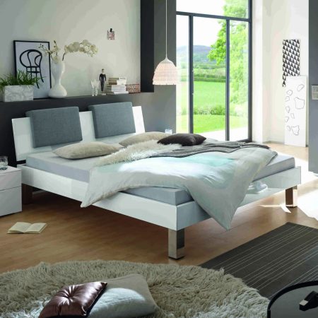 Cadre de lit Hasena Movie Line avec Pieds Mico et Tête Orva