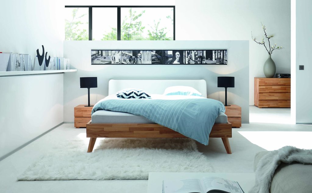 HASENA Wood Line (Pieds Masi + Tête Boga) 3 Cadre de lit Hasena Wood Line - Pieds Masi et Tête de lit Boga