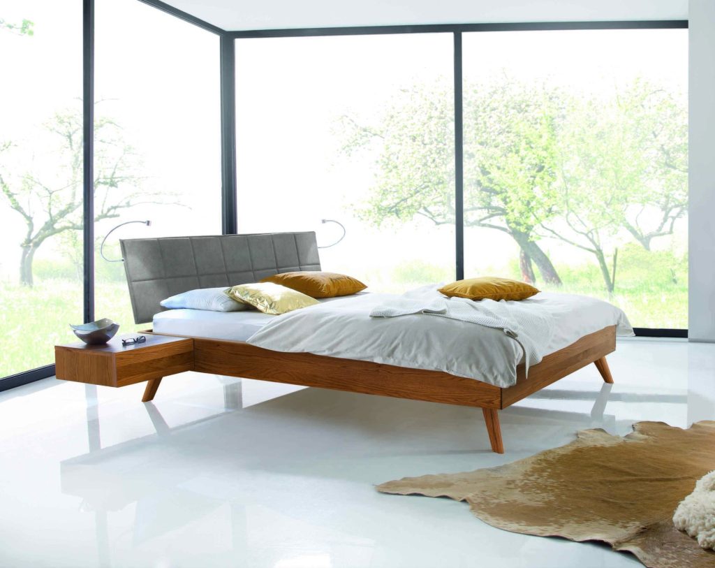 HASENA Wood Line (Pieds Masi + Tête Malta) 3 Cadre de lit Hasena Wood Line - Pieds Masi et Tête de lit Malta