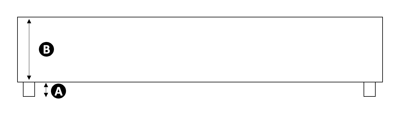 Cote BIBO Lit Coffre Tissu CARO (Bouclette)