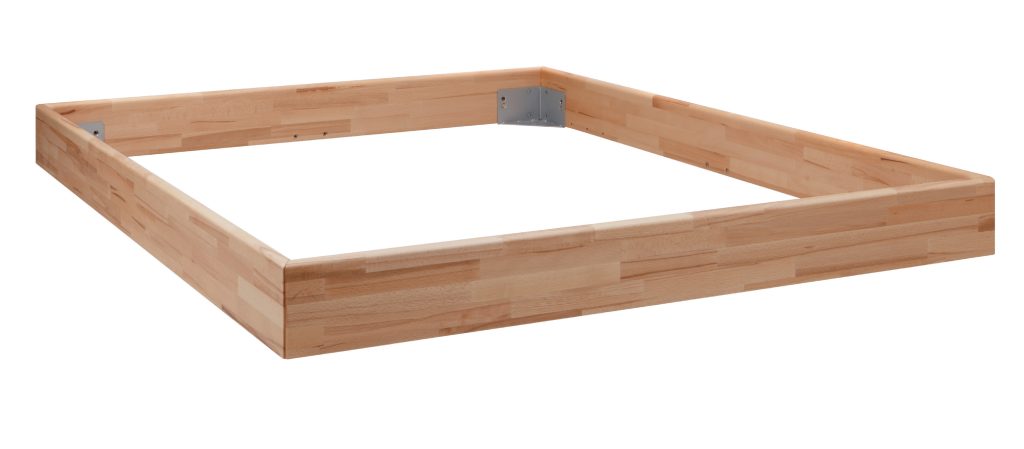 HASENA Wood Line (Pieds Slid + Tête Obag) 5 Cadre Hasena Premium 23 Hêtre cœur rouge naturel huilé