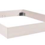 HASENA Wood Line (Pieds Slid + Tête Obag) 14 Cadre Hasena Premium 23 Hêtre teinté blanc lasuré laqué